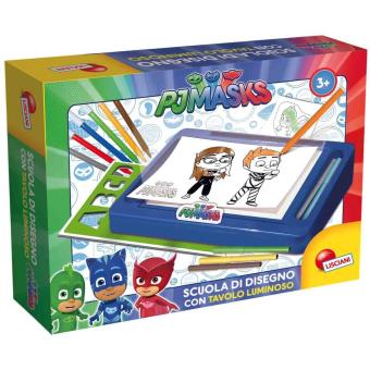 Kit Desenho Lisciani PJ Masks Mesa Luminosa e Stencil - 1