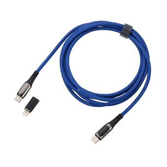 Cabo Usb TROIKA CBL20/DB | Azul - 1