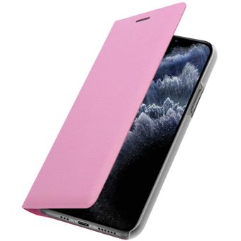 Capa Livro Avizar para iPhone 11 Pro Flip Book Cover Rosa - 1