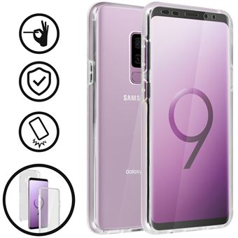 Capa Flip Avizar para Samsung Galaxy S9 Plus 360ª de Silicone e policarbonato Transparente - 1