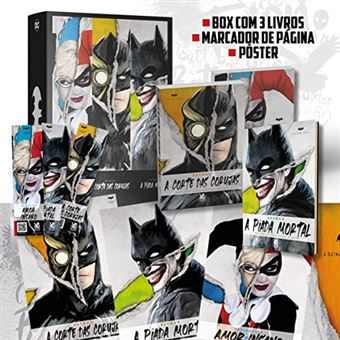 Coleção Dc Comics - Kit Com 3 Livros + Pôster + Marcadores - 1