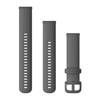 Pulseira de relógio Garmin Quick Release Bracelete para relógio Silicone Cinzento - 1