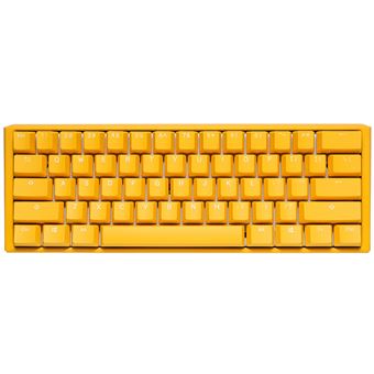 Teclado Gaming com Fios Ducky One 3 Mini Yellow Ducky | Idioma: Inglês US | Amarelo - 1