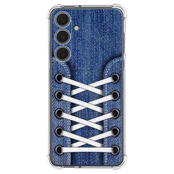 Capa de silicone TUMUNDOSMARTPHONE anti-choque para Samsung Galaxy S24 FE 5G design Tênis 01 Desenhos - 1
