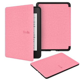Capa FLOODKING para Amazon Kindle Paperwhite5 | Tecido com TPU Macio | Modo Automático | Rosa - 1