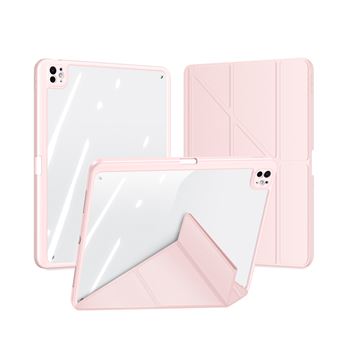 Capa DUX DUCIS para iPad Pro 11 2024 PU com Suporte, Caneta e Proteção Total,Rosa - 1