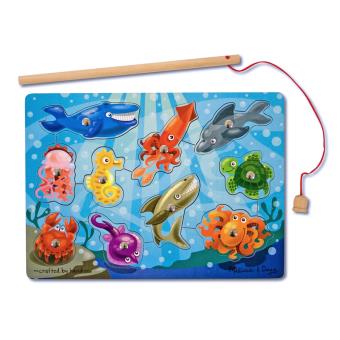 Puzzle Melissa & Doug Fishing Magnetic Puzzle Game - 1
