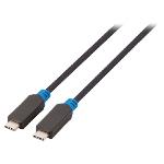 Cabo USB König USB 3.1 C, 1 m Cinzento