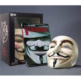 V for Vendetta Book and Mask Set - 1