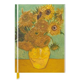 Vincent Van Gogh Sunflowers Blank Sketch Book By Flame Tree Publishing - 1