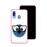 Capa Hapdey para Samsung Galaxy A40 2019 Design Monstro Peludo Azul em Silicone Flexível e TPU Cor-de-Rosa_2
