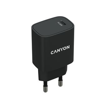 Carregador de Dispositivos Móveis Canyon H-20-02 | Preto - 1