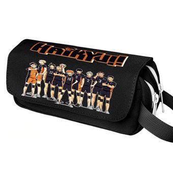 Estojo DreamWorks | Haikyuu  | 21 x 11 x 7 cm | Preto 5302 - 1