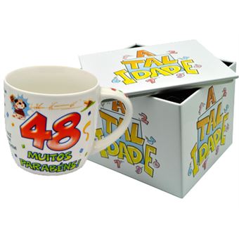 Caneca Mecanodex com Caixa em Metal | Idade Ati.48 - Branco - 1