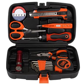 Caixa de Ferramentas 9 em 1 Andowl Q-JY21 | Laranja + Preto - 1