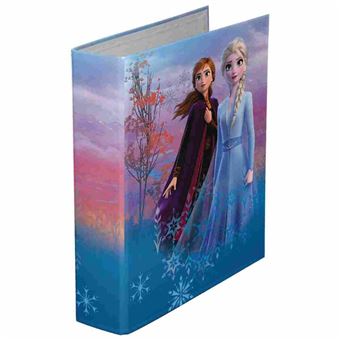 Dossier A4 Destino Frozen | Cartão com lombada larga e 2 argolas - 1