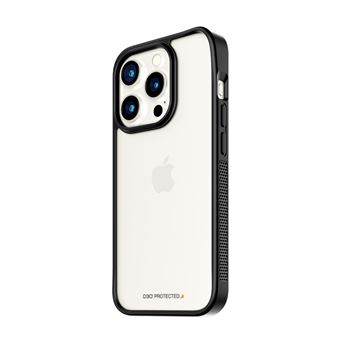 Capa para Telemóvel PanzerGlass PanzerGlass® ClearCase Transparent w. Black Frame & D3O® iPhone 15 Pro | Transparente - 1