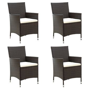 Cadeira de Jardim VidaXL 316687 | Creme, Branco - 1