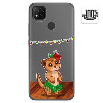 Capa Tumundosmartphone de Gel Transparente para Xiaomi Redmi 9C desenhos Meerkat de design - 1