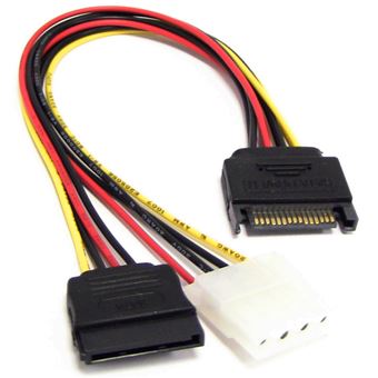 Cabo de Alimentação SATA BeMatik para MOLEX 15:00 15:00 25cm - 1