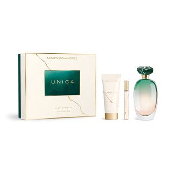 Perfume Adolfo Dominguez Unica EDT 100ml + Body Lotion 75ml + Miniatura EDT 10ml - 1
