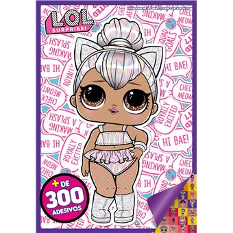 L.O.L. Surprise! Mega Prancheta Para Colorir com Adesivos 2 - 1