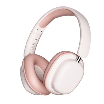 Auscultadores Wireless Klack SY-T1 Bluetooth  | Dobráveis com microfone destacável | autonomia de 20h  | Rosa - 1