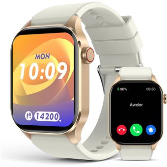 Smartwatch CHRONUS | Infravermelho | Monitor de O2 | AMOLED 2,04" | FC e Pressão | IP68 | Branco - 1