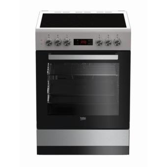 Fogão Eléctrico Vitrocerâmica Beko FSM67320GXS A Inox - 1