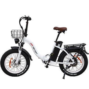 Bicicleta Elétrica Drvetion CT20 | 48V | 20ah | 750W | Branco - 1