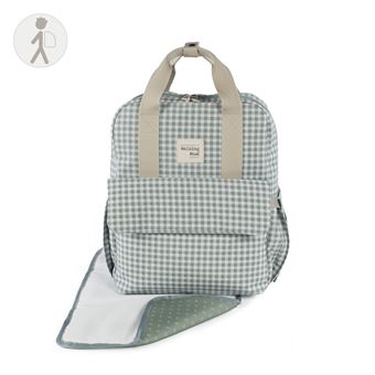 Saco para Organização Walking Mum Rucksack I Love Vichy Green (Iv) - 1