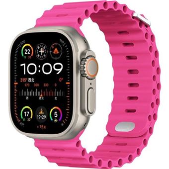 Bracelete Ocean Waves Antiimpacto para Apple Watch Series 5 40mm | Rosa Pink - 1