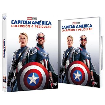 Capitan America 1-4 (The First Avenger + The Winter Soldier + Civil War + Brave New World / Capitan America 1-4 ( El Primer Vengador + El Soldado de Invierno + Civil War + Brave New World (4DVD) - 1