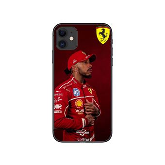 Capa Maniacase para Iphone 11 | Lewis Hamilton - Papel de parede oficial da Ferrari - 1
