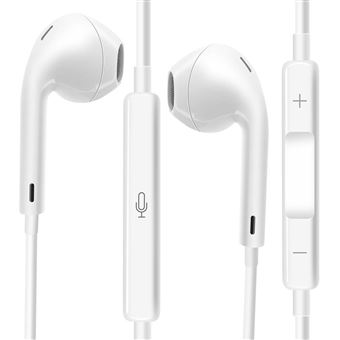 Auriculares com Fio USB-C Mayaxess | Compatível com Samsung Galaxy S25 com Microfone Integrado | Branco - 1
