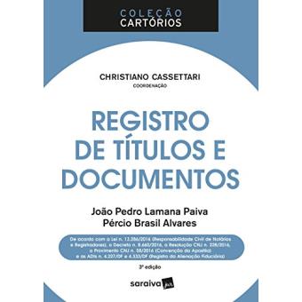 Registro De Títulos E Documentos - Coleção Cartórios - 1