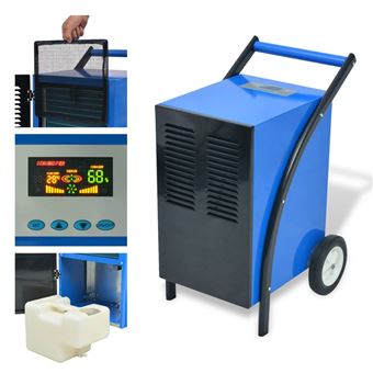 Desumidificador vidaXL com descongelamento a gás quente 50 L/24h 860W