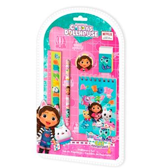 Conjunto Escolar Gabby'S Dollhouse com 5 Peças - 1
