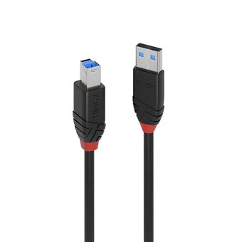 Lindy 43227 cabo USB 10 m 3.0 (3.1 Gen 1) USB A USB B Preto
