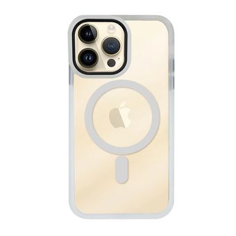 Capa MisterCapas para iPhone 15 Plus MagSafe Frame - Branco - 1