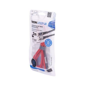 Cabo Usb TROIKA CBL20/RD | Vermelho - 1