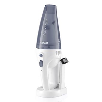 Mini Aspirador Haeger PV-45G.004A | 18 min | Cinzento, Branco - 1