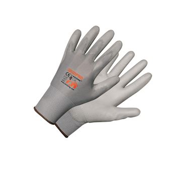 Luvas Malha Textil Com Proteção Poliuretano Nº 9 - Skinpro - 1