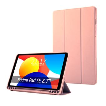 Capa Tumundosmartphone Smart Flip para Xiaomi Redmi Pad SE 8.7 | Rosa - 1