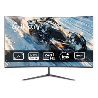 Monitor Gaming Curvo ilectry Vision 2724C VA | 27" | FHD | 16:9 | 240Hz | FreeSync / G-SYNC | Preto | E - 1