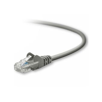 Cabo de Rede Belkin CAT5e Patch Cable Snagless Molded | Cinzento - 1