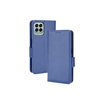 Capa Nanlin para Samsung Galaxy F23 5G com Carteira Magnética e Fivela Lateral em Pele PU - Azul - 1