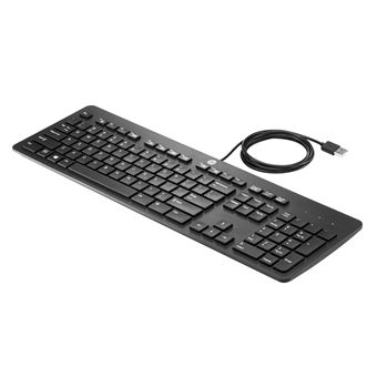 Teclado com Fios HP USB Business Slim Keyboard | Preto - 1