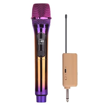 Microfone Sem Fios Profissional CO-Phénix com recetor | 1 Unidade | Púrpura - 1