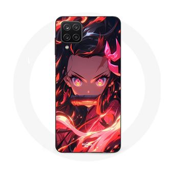 Capa Maniacase para Samsung Galaxy A12 Demon Slayer Nezuko Kamado Manga Anime - 1